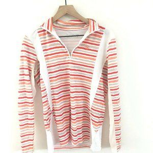 ARIAT Tek 1/4 Zip Athletic Stripe Pullover M